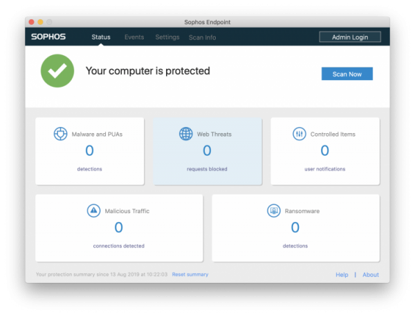 sophos mac endpoint