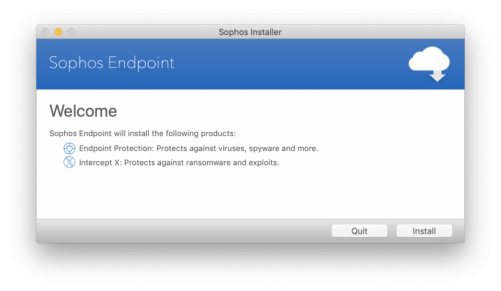 sophos mac install