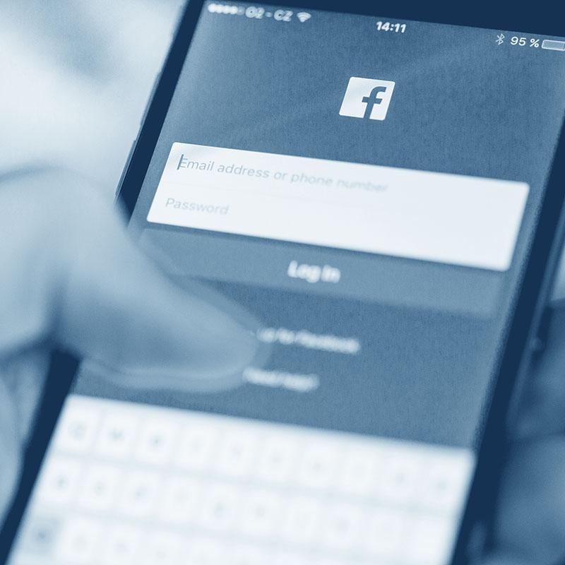 facebook mobile login page