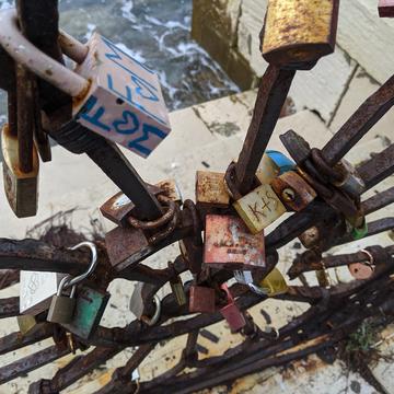 Padlocks in venice