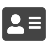 Address card icon